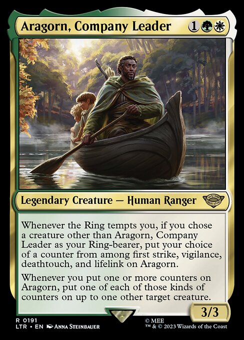 Aragorn, Company Leader (ltr) 191 Aragorn, Company Leader (ltr) 191