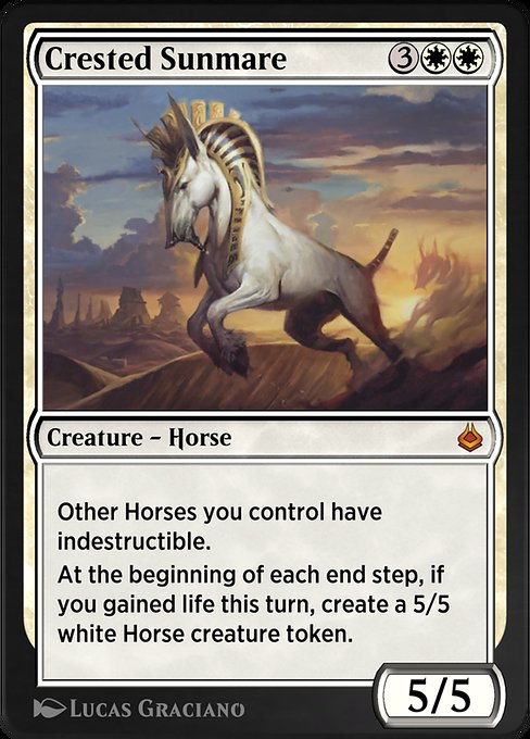 Crested Sunmare (Amonkhet Remastered #11)