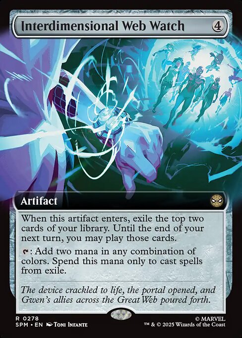 Interdimensional Web Watch magic the gathering card art