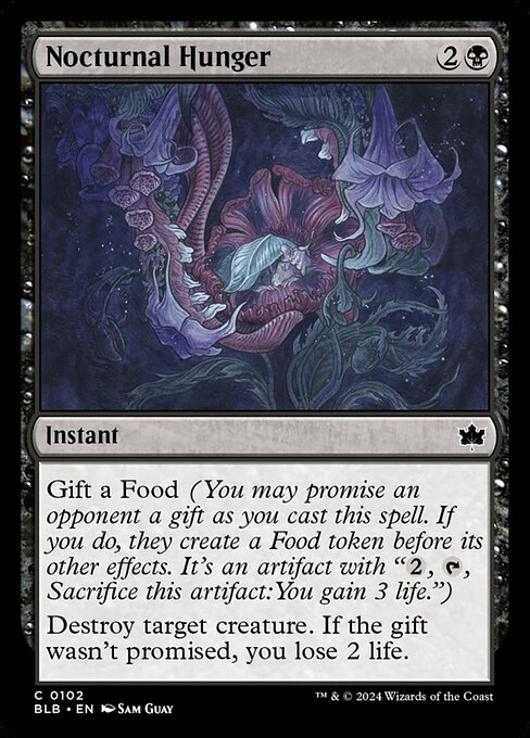 Nocturnal Hunger (blb) 102 Nocturnal Hunger (blb) 102