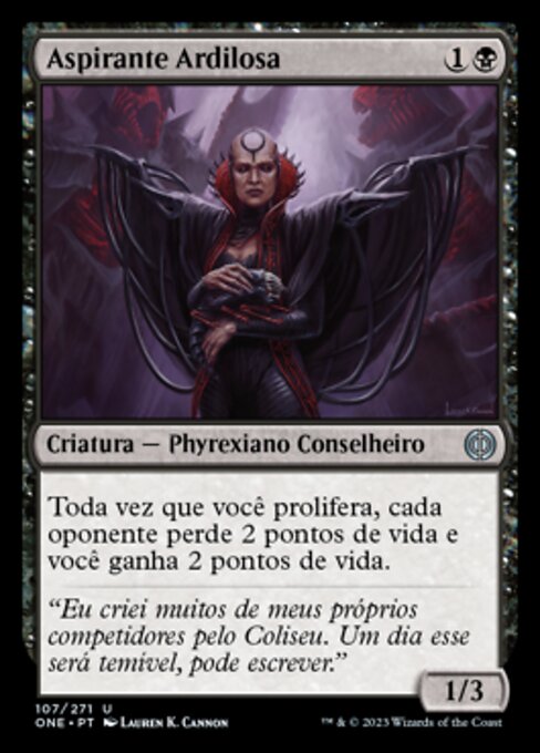 Scheming Aspirant (Phyrexia: All Will Be One #107)