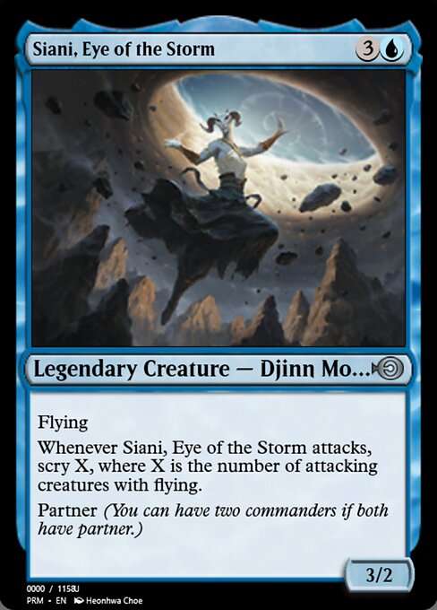 Siani, Eye of the Storm (Magic Online Promos #86318)