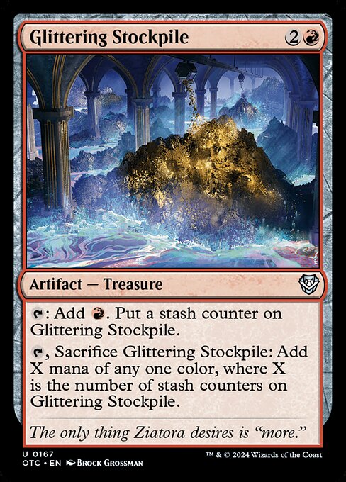 Glittering Stockpile (Outlaws of Thunder Junction Commander #167)