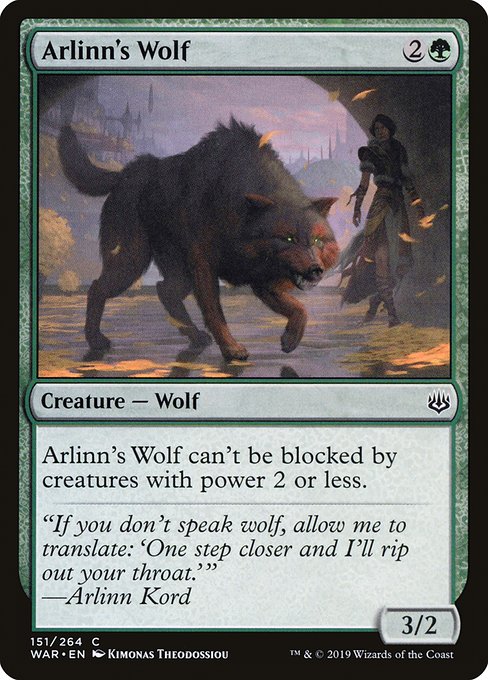 Arlinn's Wolf (war) 151