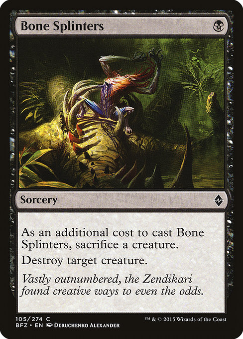 Bone Splinters (bfz) 105