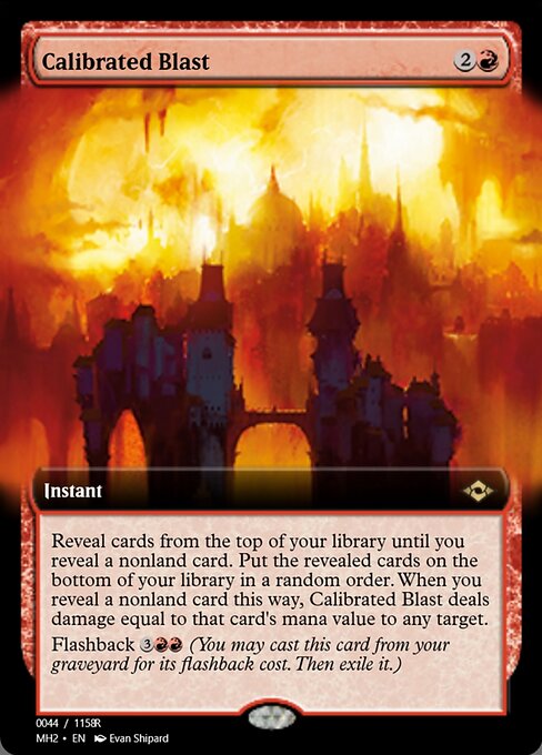 Calibrated Blast (Magic Online Promos #91289)