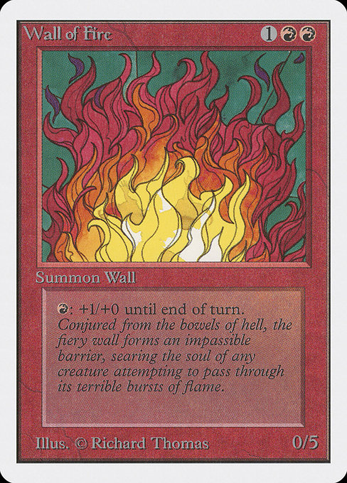 Wall of Fire (Unlimited Edition #182)