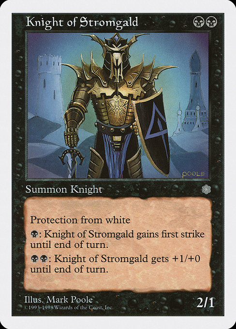 Chevalier de Stromgald|Knight of Stromgald