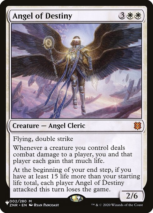 Angel of Destiny (The List #ZNR-2)