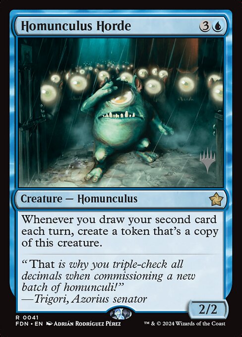 Homunculus Horde (Foundations Promos #41p)