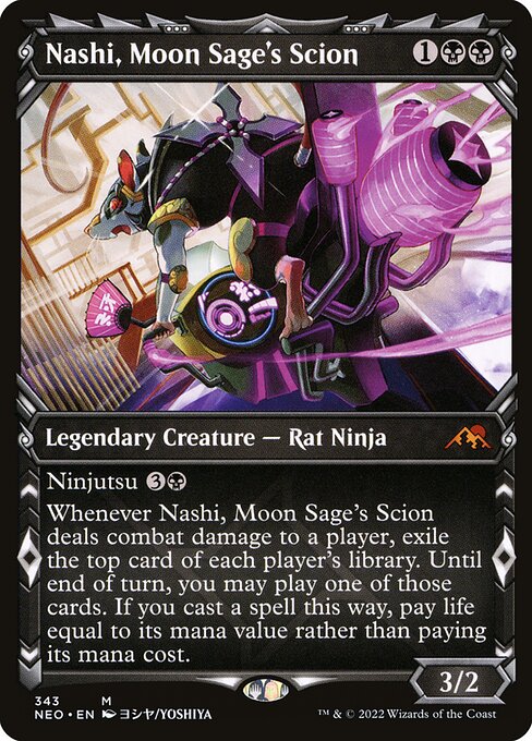 Nashi, Moon Sage's Scion (Kamigawa: Neon Dynasty #343)