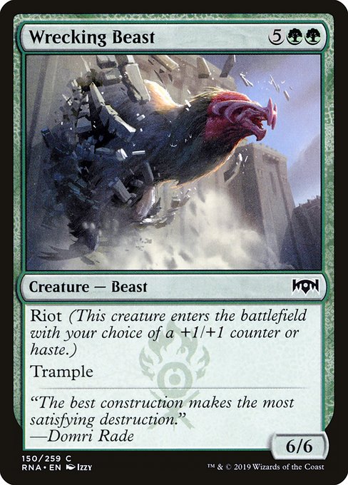 Wrecking Beast (Ravnica Allegiance #150)