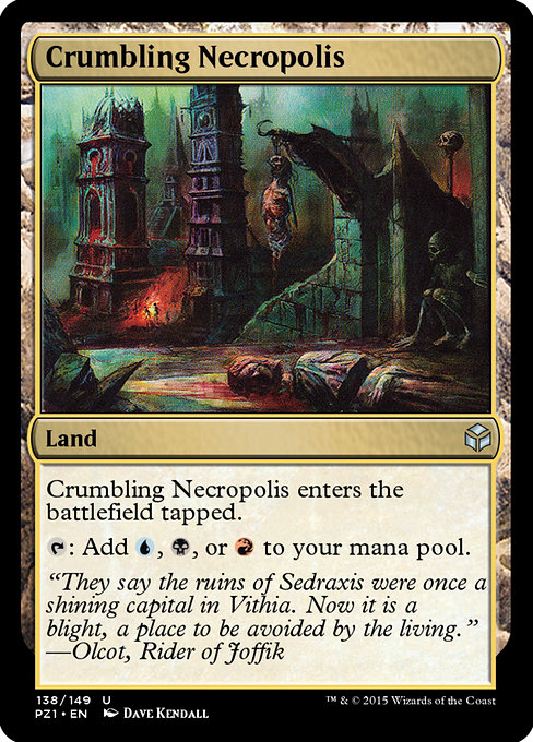 Crumbling Necropolis (Legendary Cube Prize Pack #138)