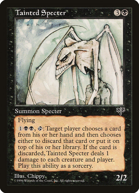 Spectre souillé|Tainted Specter
