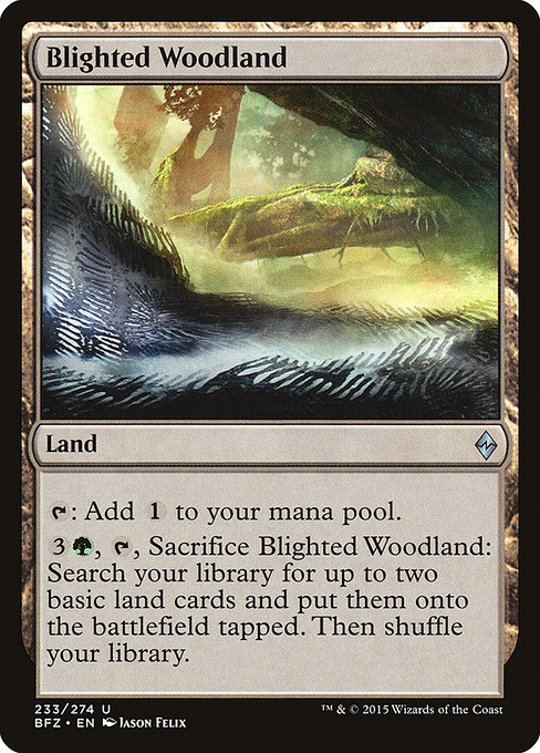Blighted Woodland (Battle for Zendikar #233)