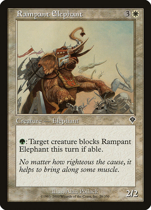 Rampant Elephant card image