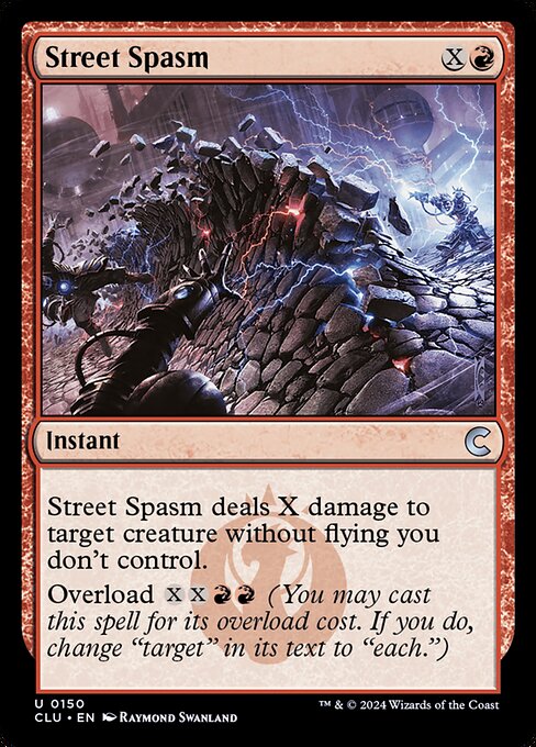 Street Spasm (Ravnica: Clue Edition #150)