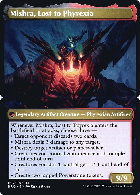 Mishra, Lost to Phyrexia (The Brothers' War Promos #163bs)