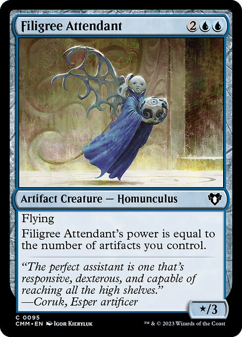 Filigree Attendant (Commander Masters #95)