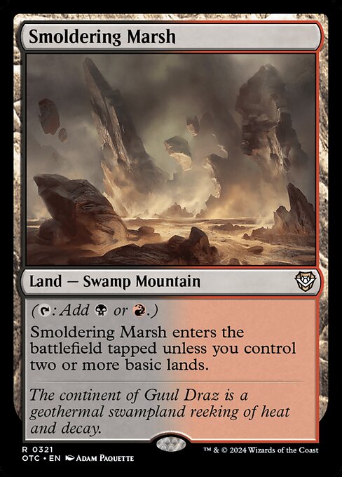 Smoldering Marsh (Outlaws of Thunder Junction Commander #321)