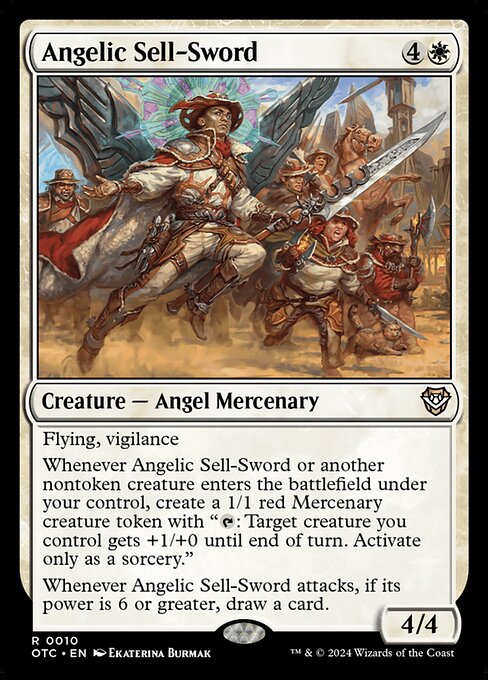 Angelic Sell-Sword (Outlaws of Thunder Junction Commander #10)