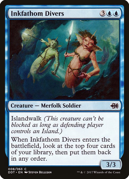 Inkfathom Divers (Duel Decks: Merfolk vs. Goblins #8)