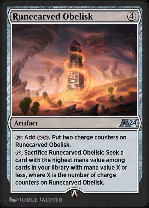 Runecarved Obelisk (Alchemy: Outlaws of Thunder Junction #30)