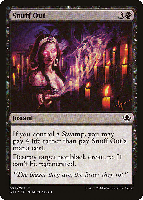 Snuff Out (Duel Decks Anthology: Garruk vs. Liliana #53)