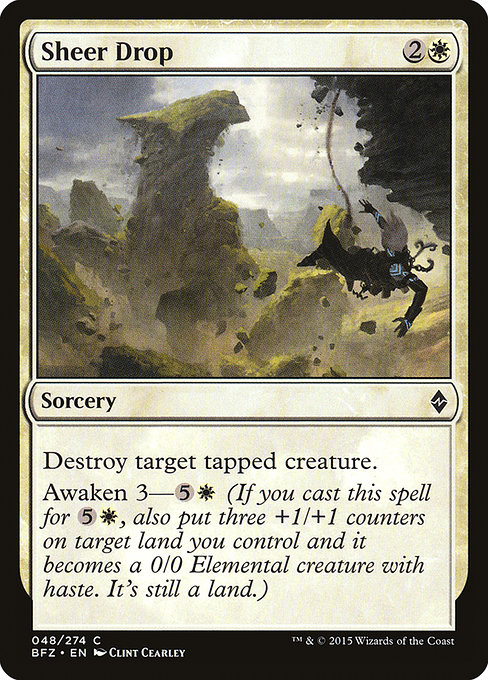 Sheer Drop (Battle for Zendikar #48)