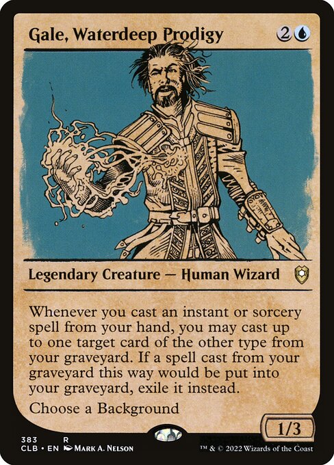 Gale, Waterdeep Prodigy (Commander Legends: Battle for Baldur's Gate #383)