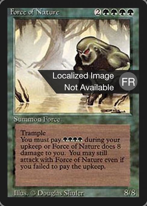 Force of Nature (Foreign Black Border #196)