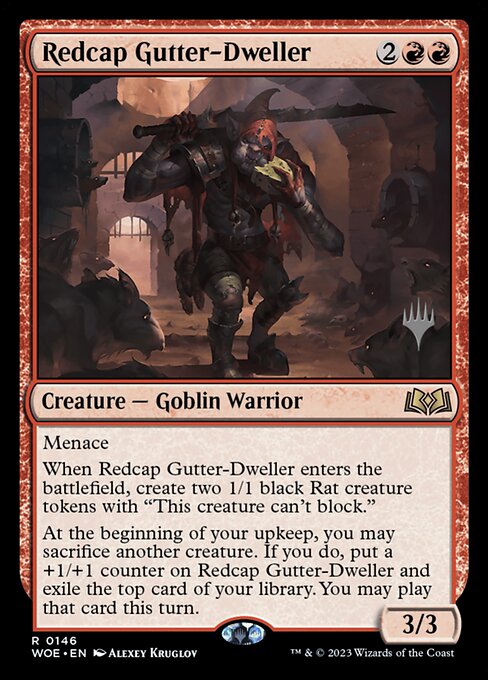 Redcap Gutter-Dweller (Wilds of Eldraine Promos #146p)