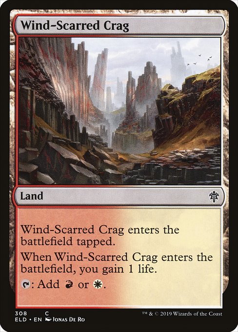 Wind-Scarred Crag (Throne of Eldraine #308)