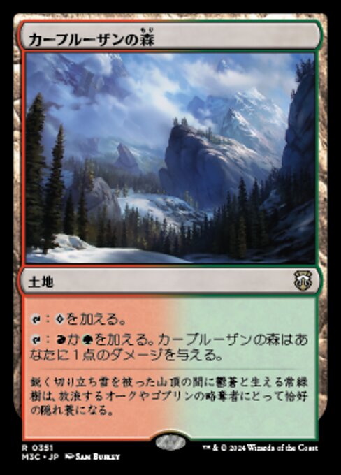 Karplusan Forest (Modern Horizons 3 Commander #351)