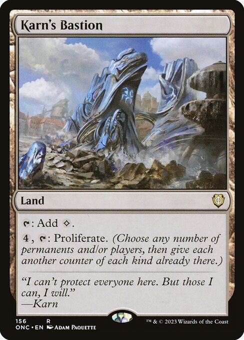 Karn's Bastion (Phyrexia: All Will Be One Commander #156)