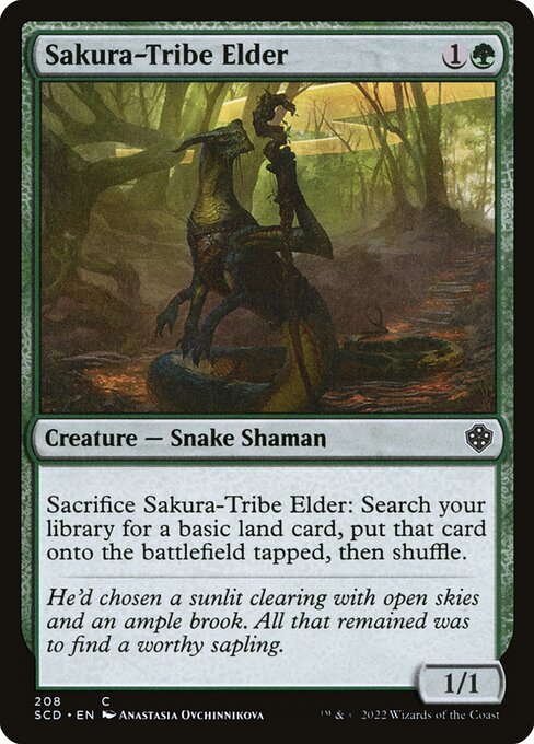 Sakura-Tribe Elder (Starter Commander Decks #208)