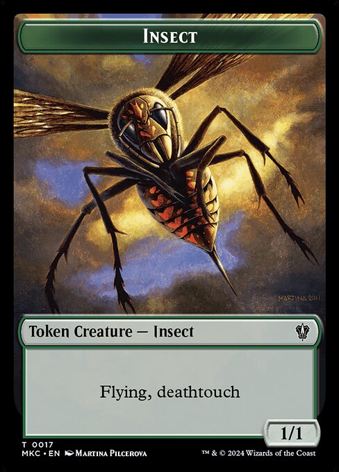Insect (Murders at Karlov Manor Commander Tokens #17)