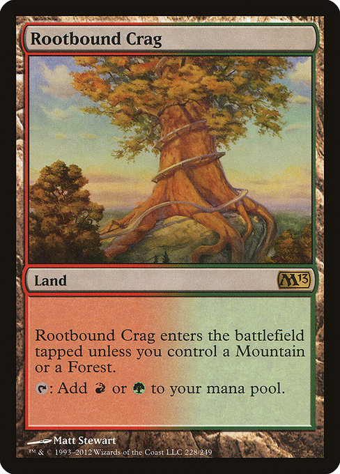 Rootbound Crag (Magic 2013 #228)