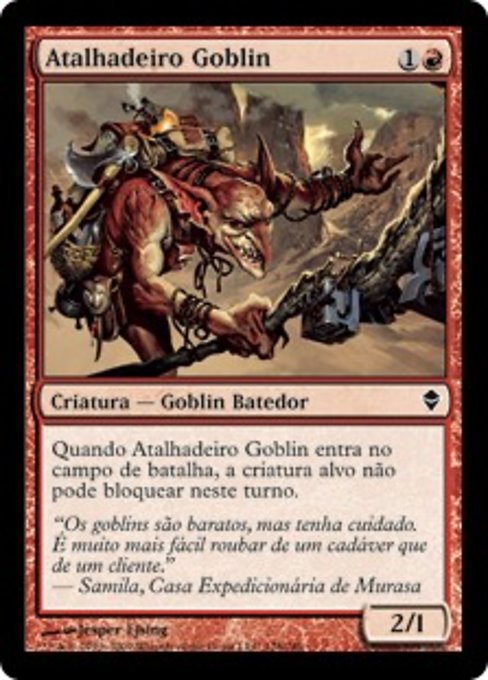 Goblin Shortcutter (Zendikar #128)