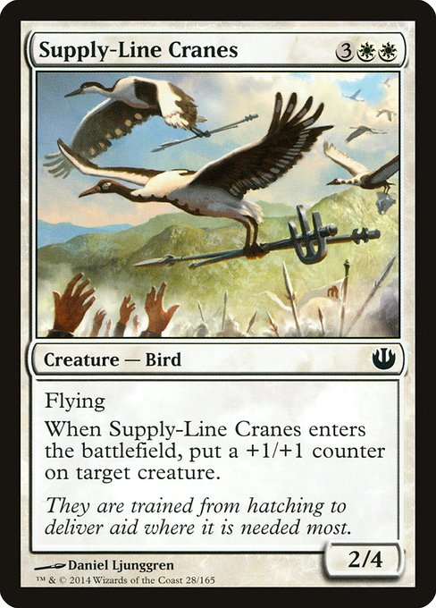Grues de ravitaillement|Supply-Line Cranes