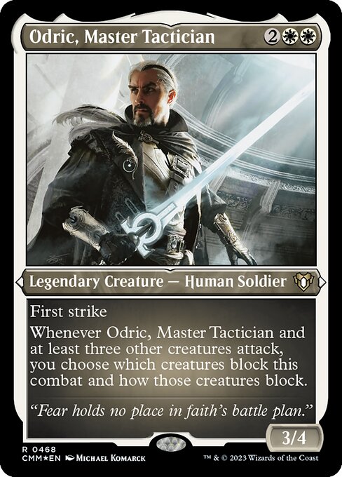 Odric, Master Tactician (Commander Masters #468)