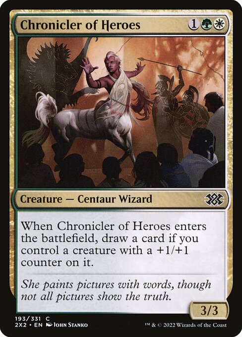 Chronicler of Heroes (Double Masters 2022 #193)
