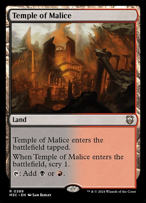 Temple of Malice (Modern Horizons 3 Commander #389)