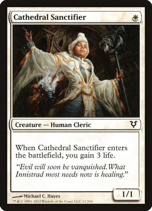 Cathedral Sanctifier (Avacyn Restored #11)