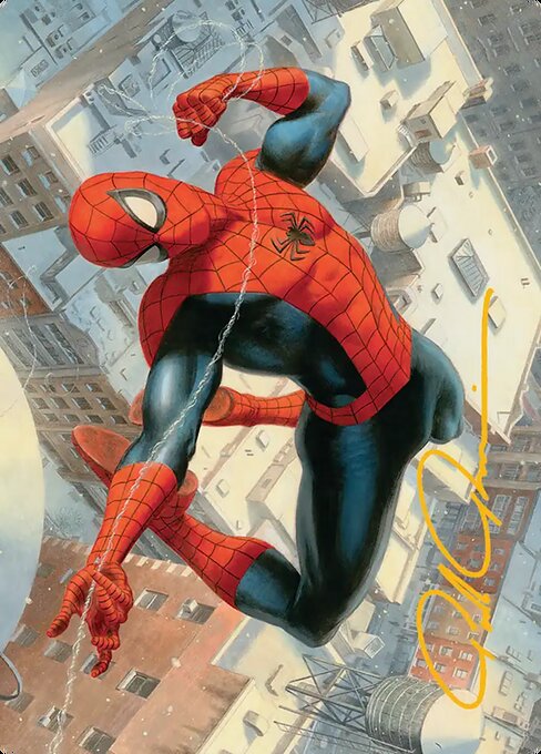 Spider-Man, Peter Parker // Spider-Man, Peter Parker magic the gathering card art