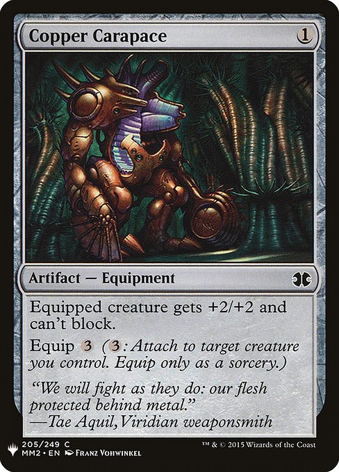 Copper Carapace (The List #MM2-205)