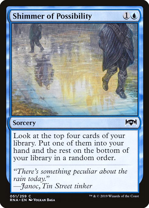 Shimmer of Possibility (Ravnica Allegiance #51)