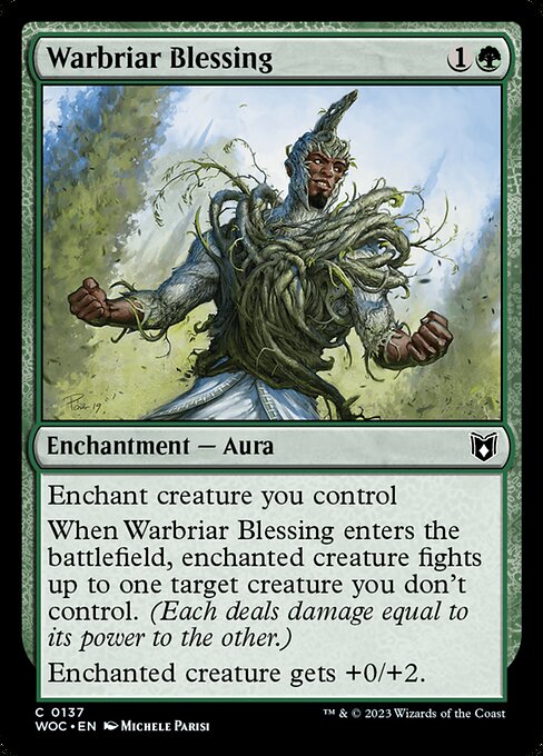 Warbriar Blessing (Wilds of Eldraine Commander #137)