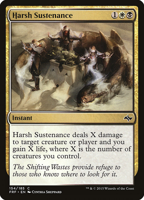 Harsh Sustenance (Fate Reforged #154)