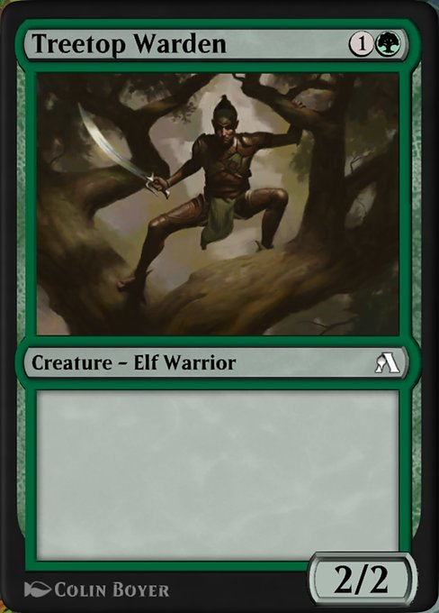Treetop Warden (Arena New Player Experience Cards #48)